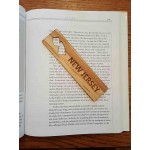 1.5" x 6" - New Jersey Hardwood Bookmarks with Logo