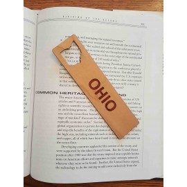 Custom 1.5" x 5.75" - Ohio Hardwood Bookmarks  Custom 1.5" x 5.75" - Ohio Hardwood Bookmarks
