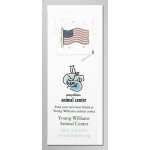 Flag Floral Seed Paper Pop Out Bookmark with Logo