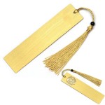 Logo Printed Garden Bookmark With Tassel