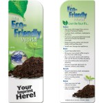 Branded Bookmark - My Eco-Friendly World