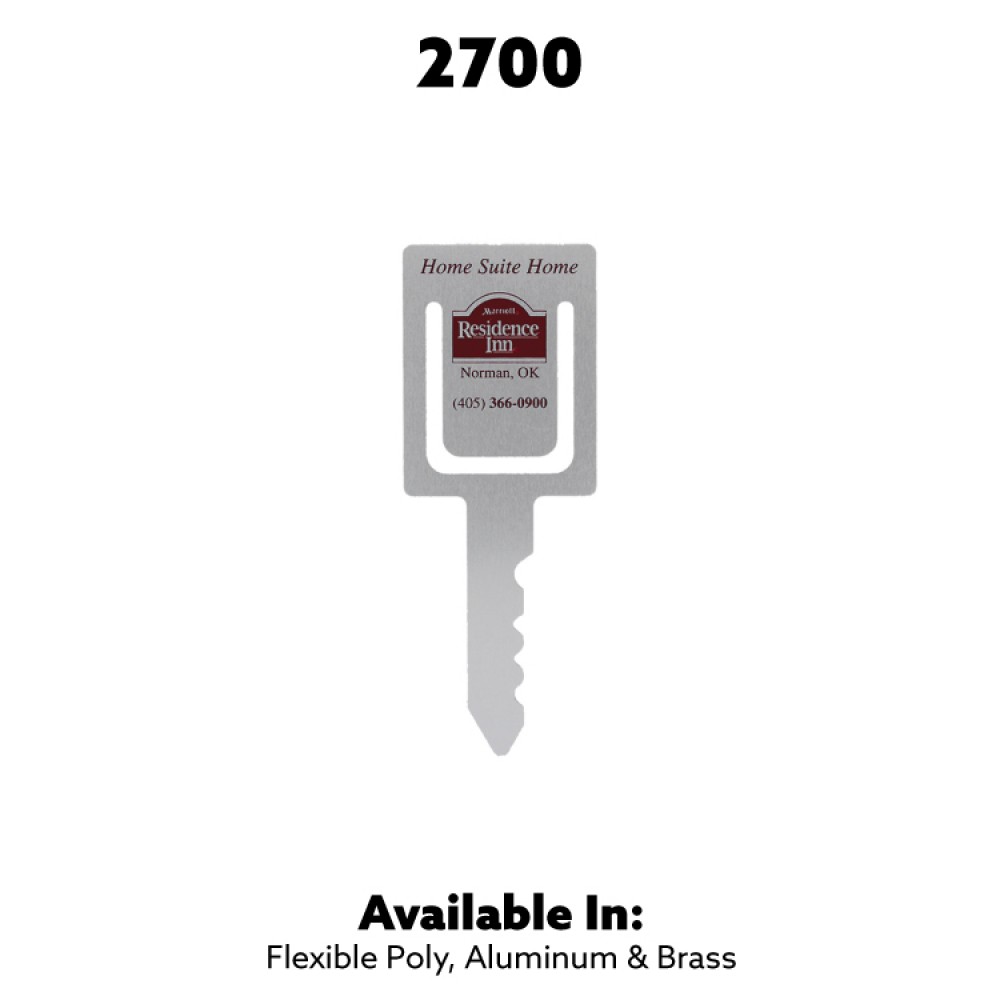 Key Shaped Bookmark with Logo Key Shaped Bookmark with Logo