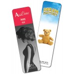 Logo Branded Bookmark - 2x7 Extra-Thick Laminated - 24 pt.