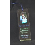 1.5" x 6" - Clear Acrylic Bookmarks with Logo