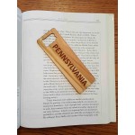 1.5" x 6" - Pennsylvania Hardwood Bookmarks with Logo