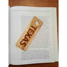 Personalized 1.5" x 5.75" - Texas Hardwood Bookmarks
