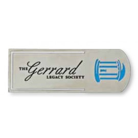 Custom Etched Enamel Bookmark (1 1/2") with Logo  Custom Etched Enamel Bookmark (1 1/2") with Logo