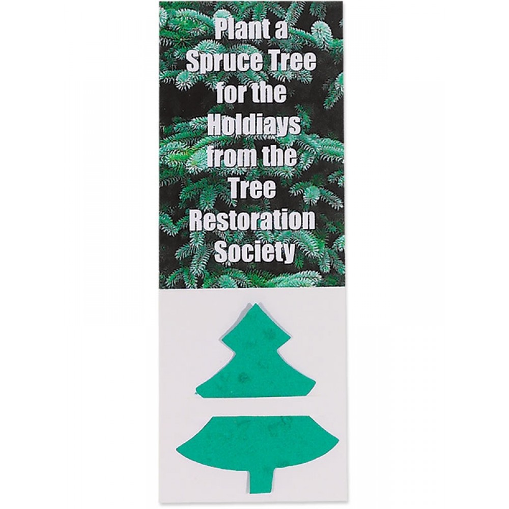 Plant-A-Shape Bookmark - Spruce with Logo