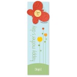 Custom Imprinted Seed Paper Mother's Day Shape Bookmark