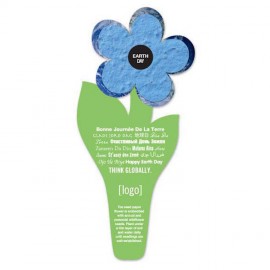 Customized Seed Paper Flower Bookmark - Earth Day