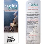 Logo Printed Bookmark - Staying Active and Healthy for Seniors
