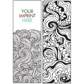 Coloring Bookmark - ZenDoodle with Logo  Coloring Bookmark - ZenDoodle with Logo