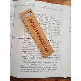 1.5" x 5.75" - North Carolina Hardwood Bookmarks with Logo  1.5" x 5.75" - North Carolina Hardwood Bookmarks with Logo