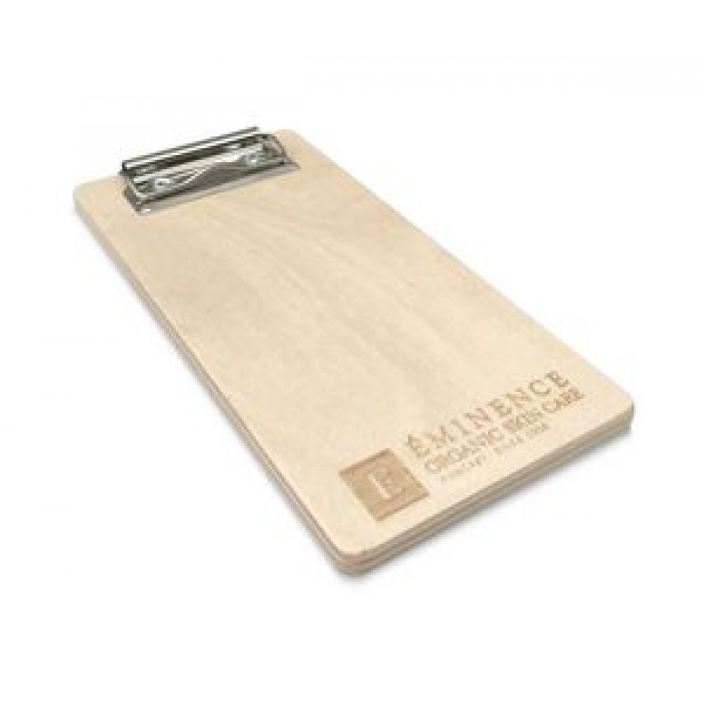 Branded Baltic Birch Check Presenter with Clip (1/2" thick) Branded Baltic Birch Check Presenter with Clip (1/2" thick)