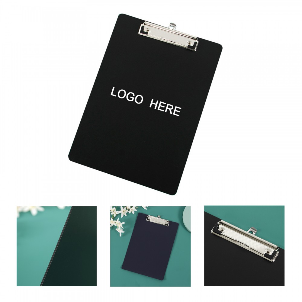 PP Clipboard with Metal Clip with Logo