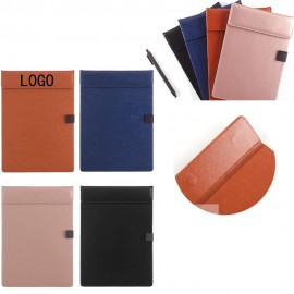 A4 Leather Restaurant Menu with Magnetic Clamp with Logo  A4 Leather Restaurant Menu with Magnetic Clamp with Logo