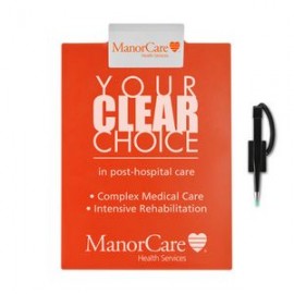 Logo Branded Letter Clipboard w/Pen