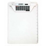 Logo Branded Clipboard Calculator w/ Clock