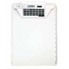 Logo Branded Clipboard Calculator w/ Clock  Logo Branded Clipboard Calculator w/ Clock