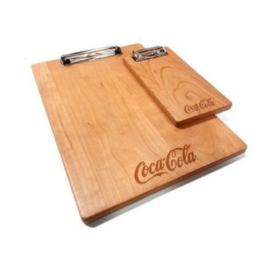 Custom Printed 9" x 13" Solid Alder Menu Board with 1 Clip - 1/2" thick Custom Printed 9" x 13" Solid Alder Menu Board with 1 Clip - 1/2" thick