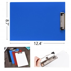 Promotional A4 Folder Board With Metal Clip On The Top