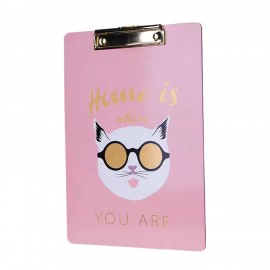 PVC Clipboard with Metal Clip with Logo  PVC Clipboard with Metal Clip with Logo
