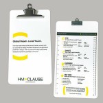 Personalized Legal Size Clipboard w/Metal Clip