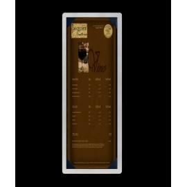 Aluminique Single Alumni-Boards w/ Picture Corners (HOLDS ONE 4 1/4"x14" Insert) with Logo