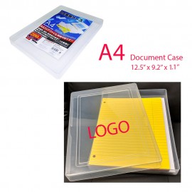 Customized A4 Document See Through Case.
