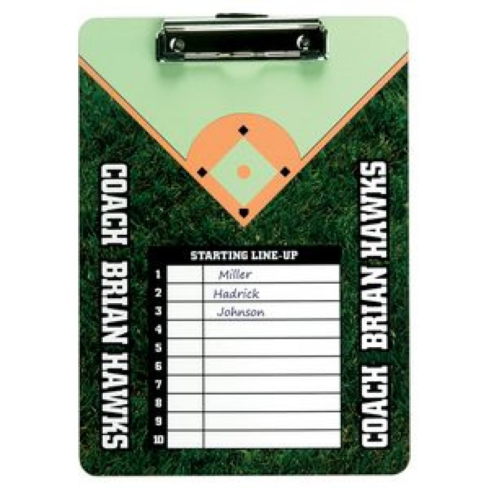 Promotional Full Color Flat Clip Clipboard 9 x 12.5"