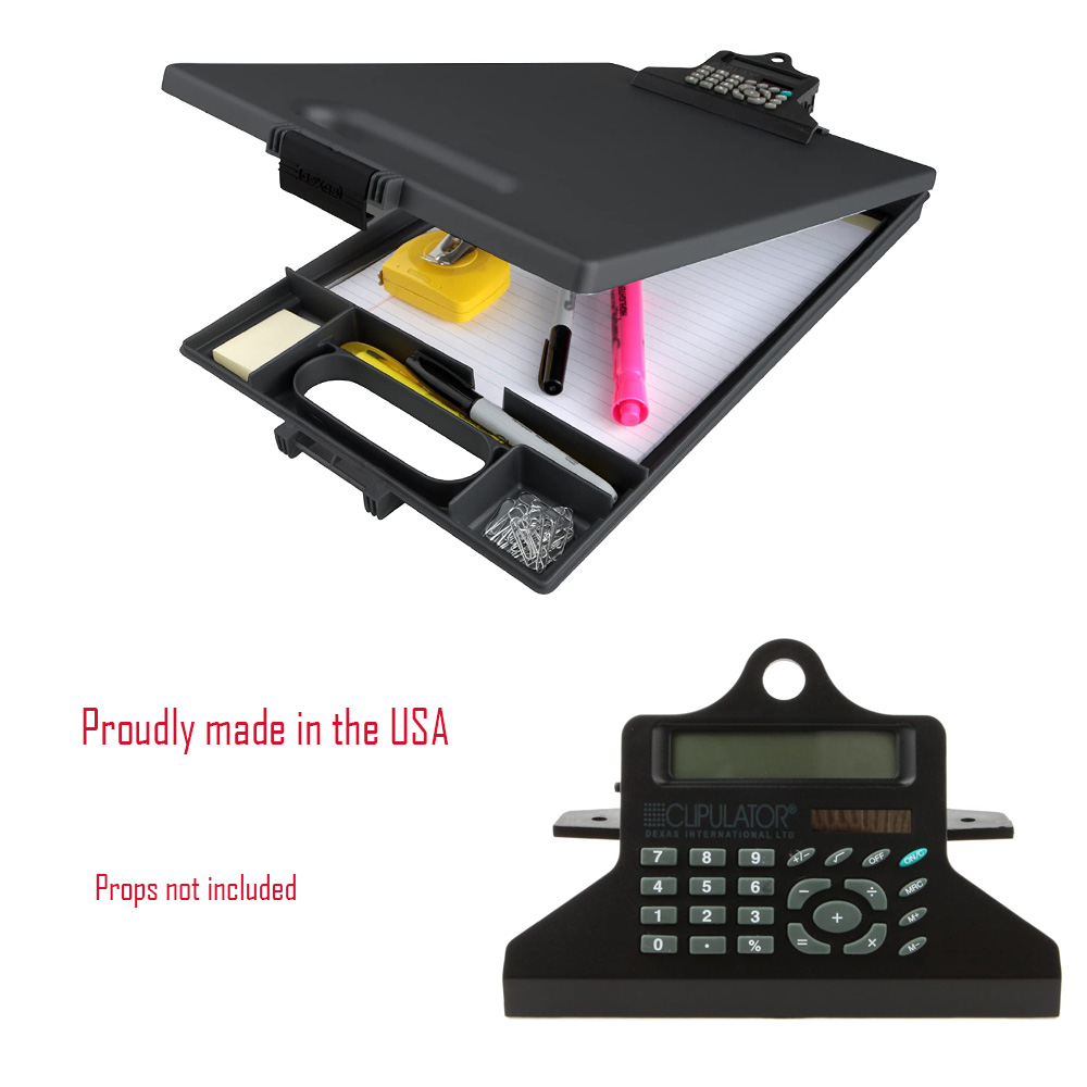 Promotional Calculator Storage Clip case Made In USA