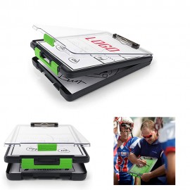 Logo Branded Clear View / Dry Erase Clip case ( MADE IN USA )
