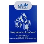 Promotional Transparent Letter Clipboard w/Oval Clip