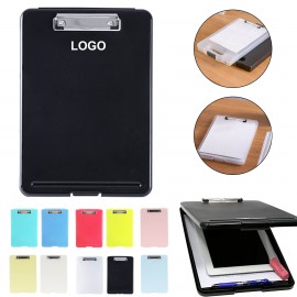 Plastic Storage Clipboard with Logo