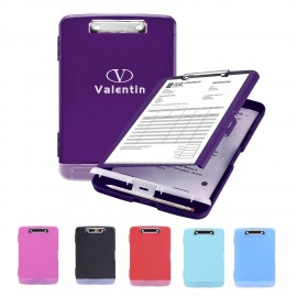 Clipboard With Storage And Pen Holder with Logo  Clipboard With Storage And Pen Holder with Logo