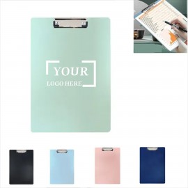 A4 Plastic Clipboard for Teachers and Office Use with Logo