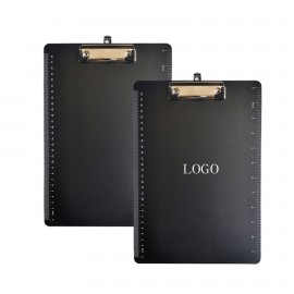 Plastic Clipboard with Measuring Ruler with Logo