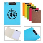 Personalized A4 File Folder with Metal Clips
