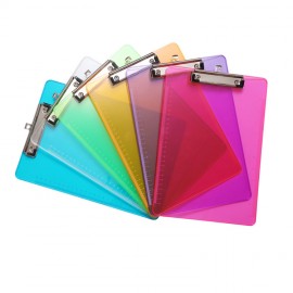 Custom A5 Memo Holders Transparent Plastic Clipboard