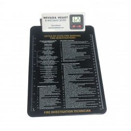 Letter Sized Clipboard with Clock Clip with Logo