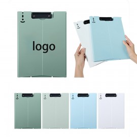 Multifunction File Folder Foldable Clipboard With Cover with Logo