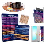 Logo Branded Air Fryer Magnetic Cheat Sheet Cook Times