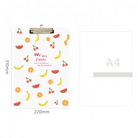 Acrylic Clear Clip Boards W/Full Color Imprint with Logo