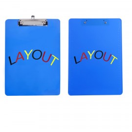 A4 Letter Size Clipboard with Logo  A4 Letter Size Clipboard with Logo