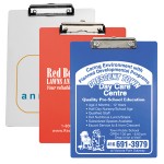 "McQuary" Letter Size Clipboard w/Metal Spring Clip with Logo