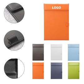 Executive PU Leather Clipboard with Magnetic Clip with Logo  Executive PU Leather Clipboard with Magnetic Clip with Logo