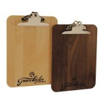 Branded Maple Clip Board Lasered