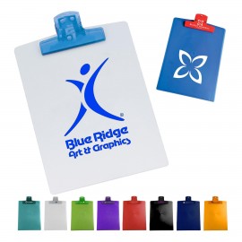 9x12 Plastic Notepad Clipboard with Logo