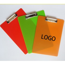 PP A4 Board Clamp with Logo  PP A4 Board Clamp with Logo