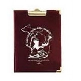 Custom Imprinted Pearl or Softhide Vinyl Stitched Letter Folder  Custom Imprinted Pearl or Softhide Vinyl Stitched Letter Folder